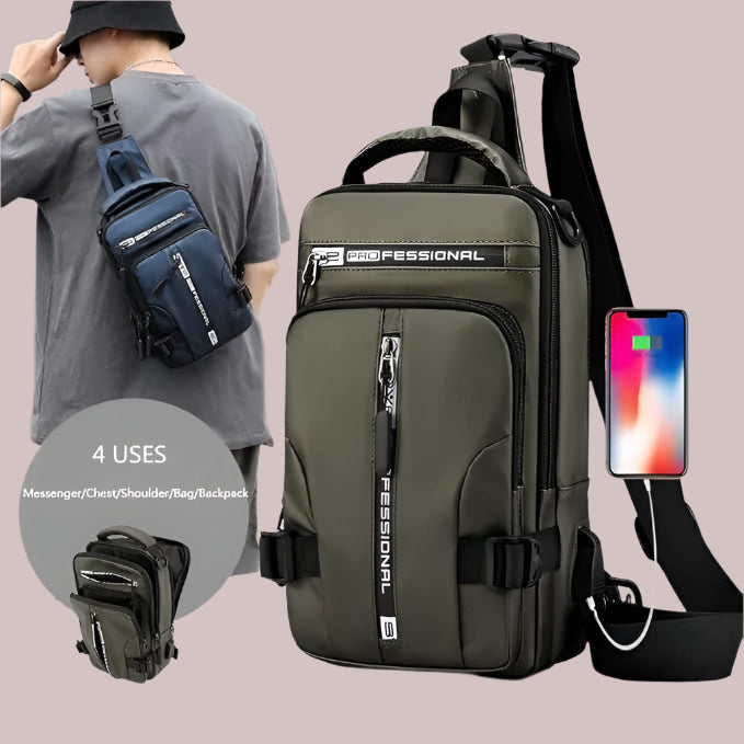 Sling Bag with USB Charging Port